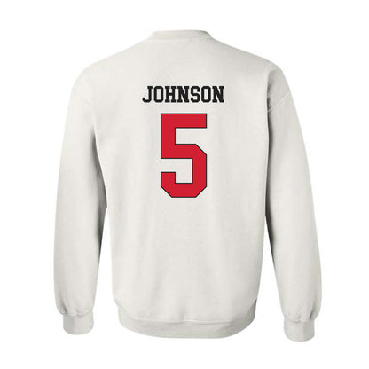 Maryland - NCAA Baseball : Andrew Johnson - Classic Shersey Crewneck Sweatshirt-1