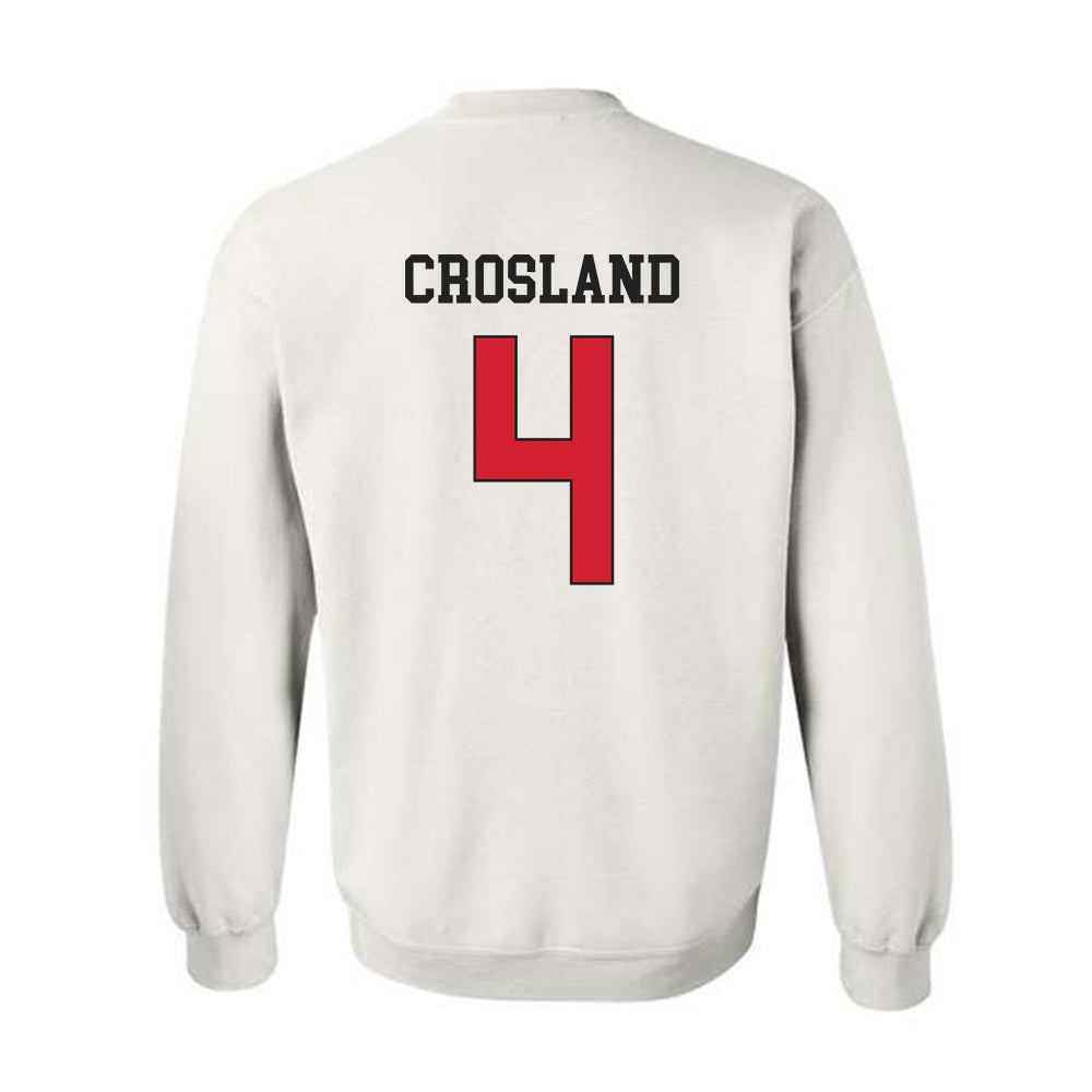 Maryland - NCAA Baseball : Jordan Crosland - Classic Shersey Crewneck Sweatshirt-1