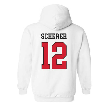 Maryland - NCAA Women's Volleyball : Katherine Scherer - Classic Shersey Hooded Sweatshirt-1