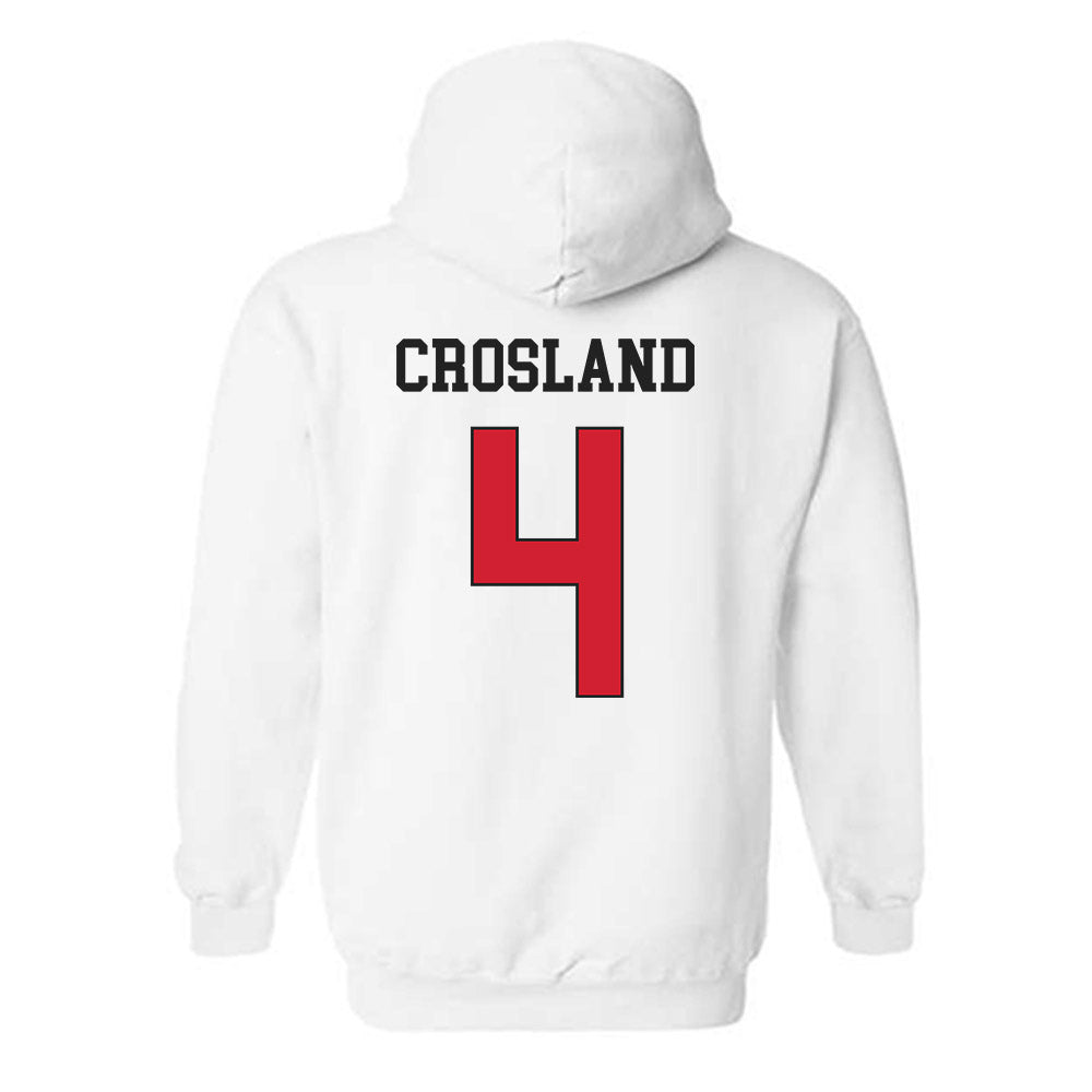 Maryland - NCAA Baseball : Jordan Crosland - Classic Shersey Hooded Sweatshirt-1