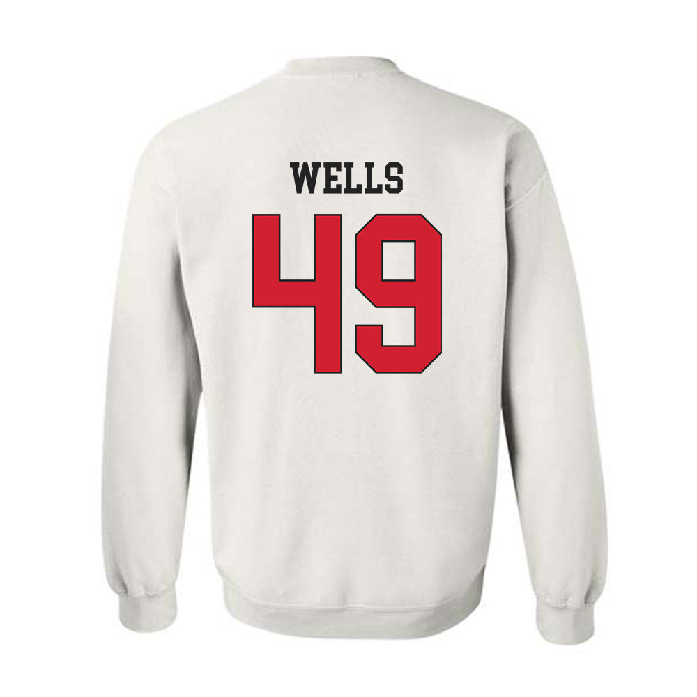 Maryland - NCAA Football : Chris Wells - Classic Shersey Crewneck Sweatshirt-1