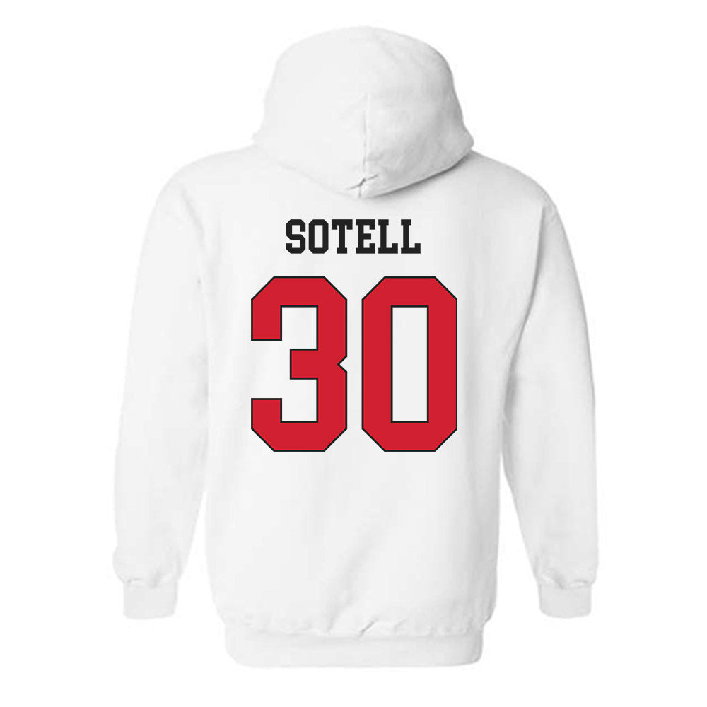 Maryland - NCAA Men's Basketball : Lukas Sotell - Classic Shersey Hooded Sweatshirt-1