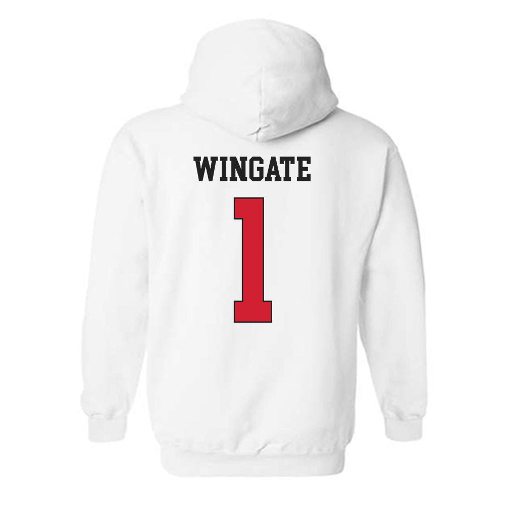Maryland - NCAA Football : Daniel Wingate - Classic Shersey Hooded Sweatshirt-1