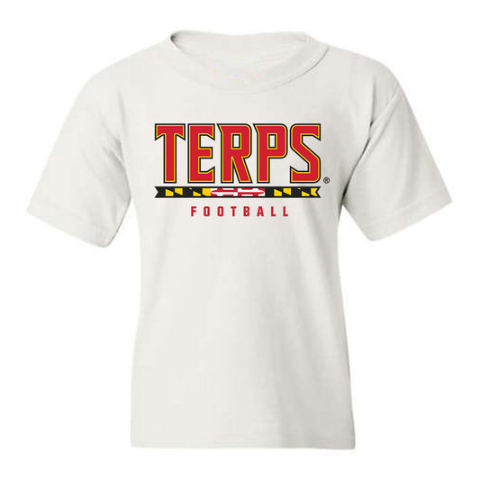 Maryland - NCAA Football : Josiah Mclaurin - Youth T-Shirt