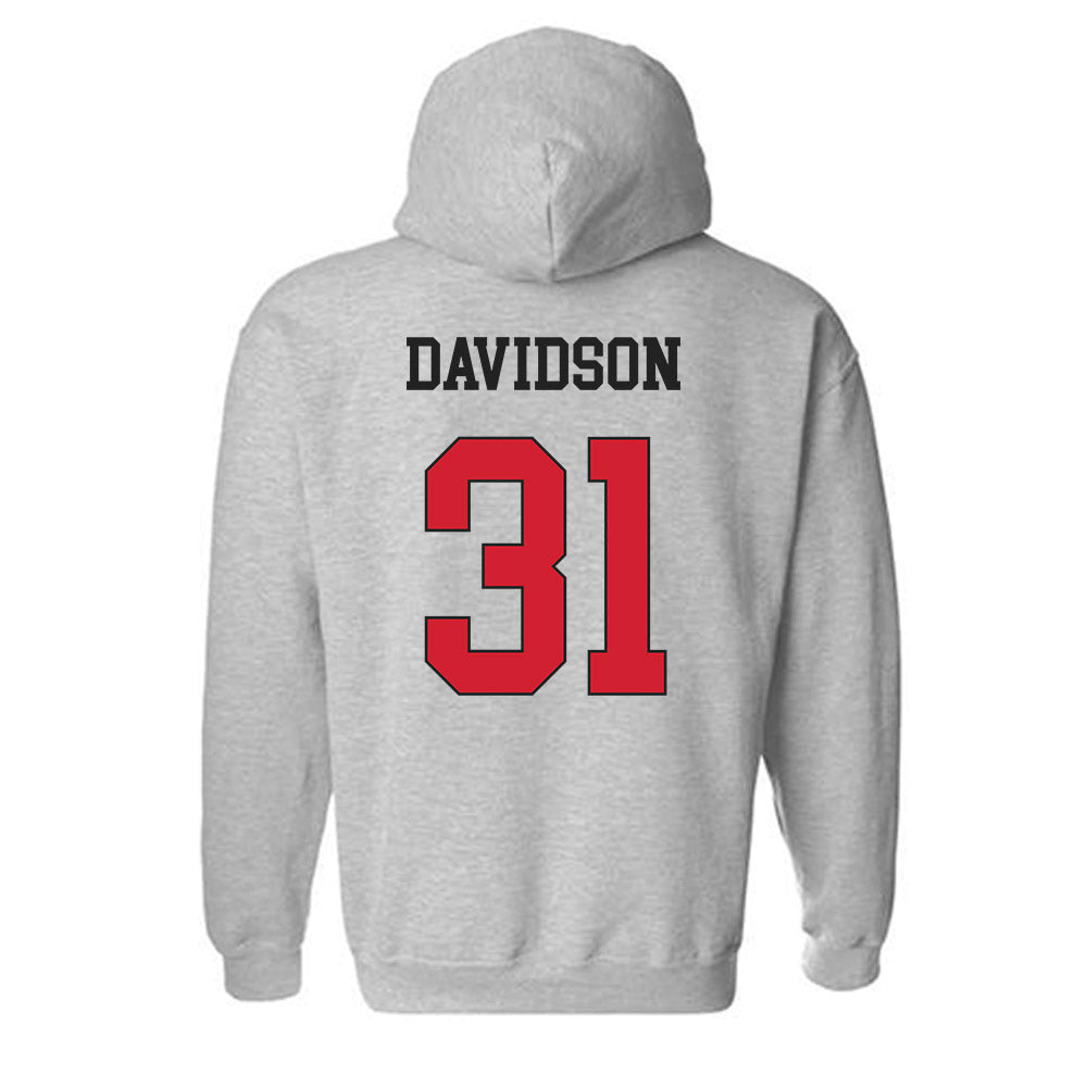 Maryland - NCAA Men's Lacrosse : Trace Davidson - Classic Shersey Hooded Sweatshirt-1