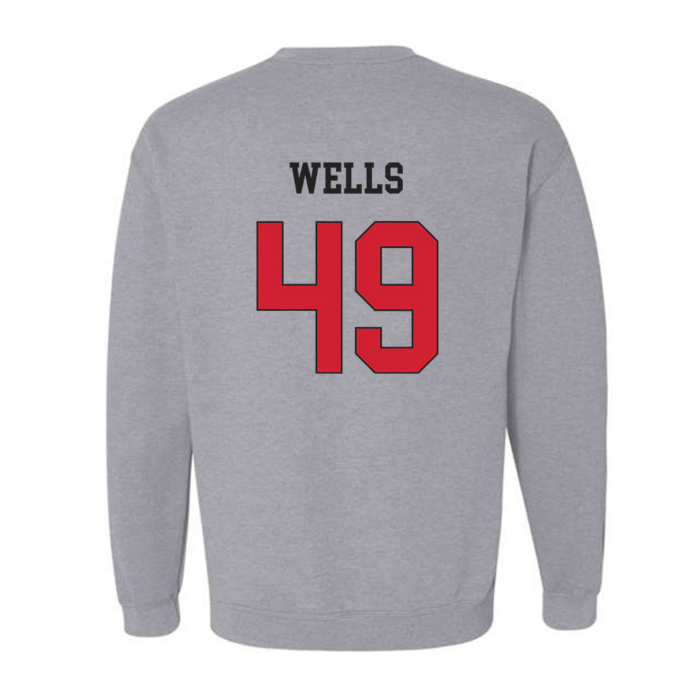 Maryland - NCAA Football : Chris Wells - Classic Shersey Crewneck Sweatshirt-1