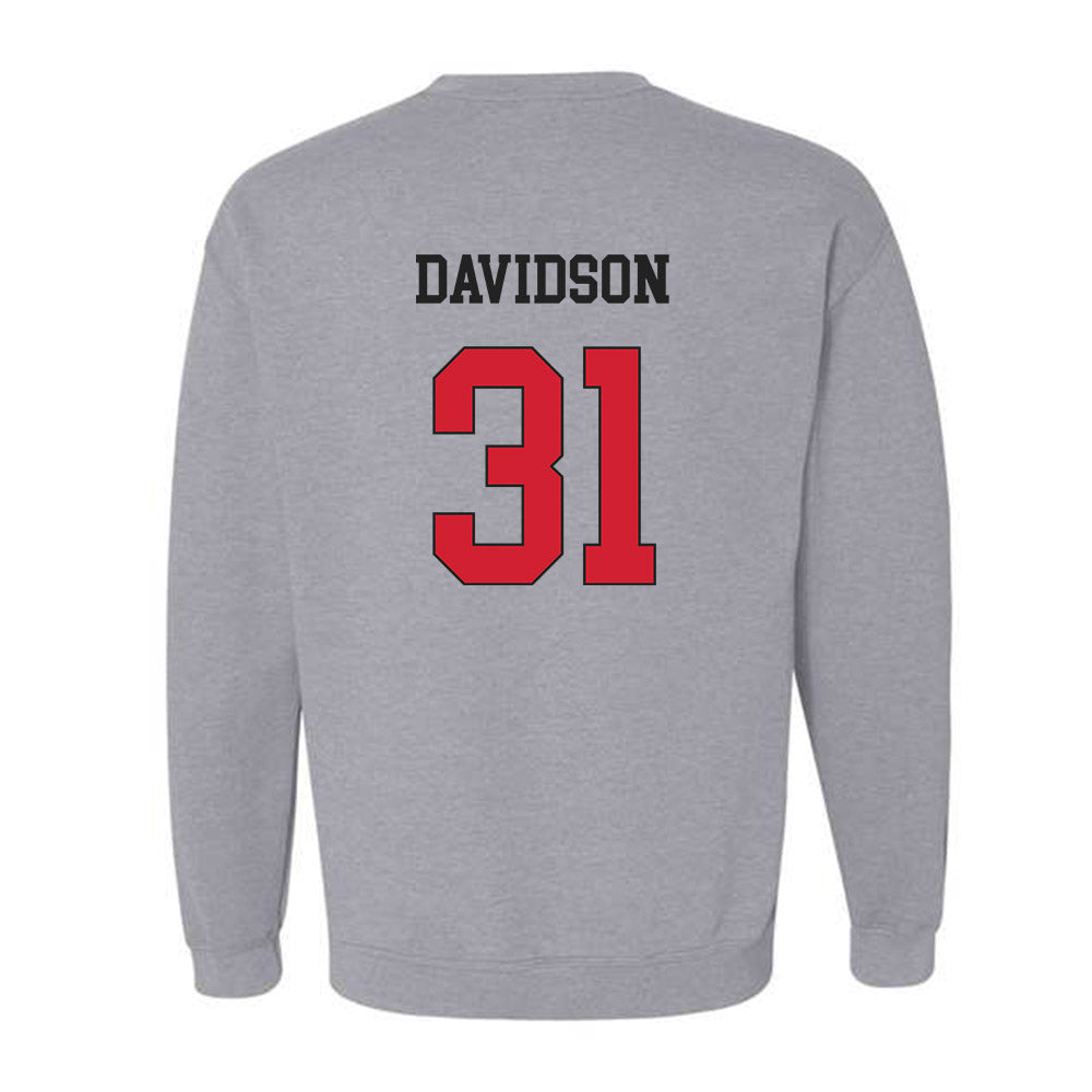 Maryland - NCAA Men's Lacrosse : Trace Davidson - Classic Shersey Crewneck Sweatshirt-1