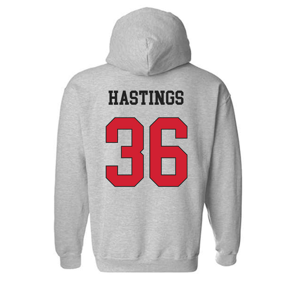 Maryland - NCAA Baseball : Logan Hastings - Classic Shersey Hooded Sweatshirt-1