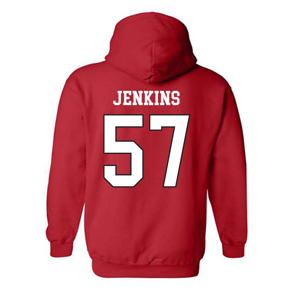 Maryland - NCAA Football : Bryce Jenkins - Classic Shersey Hooded Sweatshirt-1