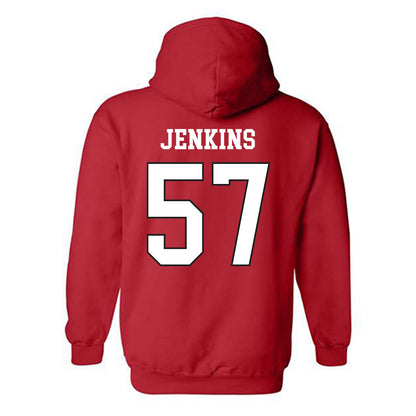 Maryland - NCAA Football : Bryce Jenkins - Classic Shersey Hooded Sweatshirt-1
