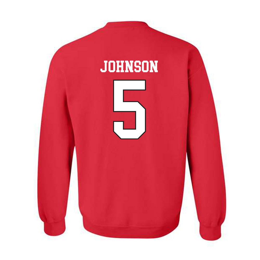 Maryland - NCAA Baseball : Andrew Johnson - Classic Shersey Crewneck Sweatshirt-1