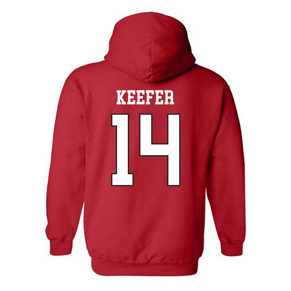 Maryland - NCAA Baseball : Luke Keefer - Classic Shersey Hooded Sweatshirt-1