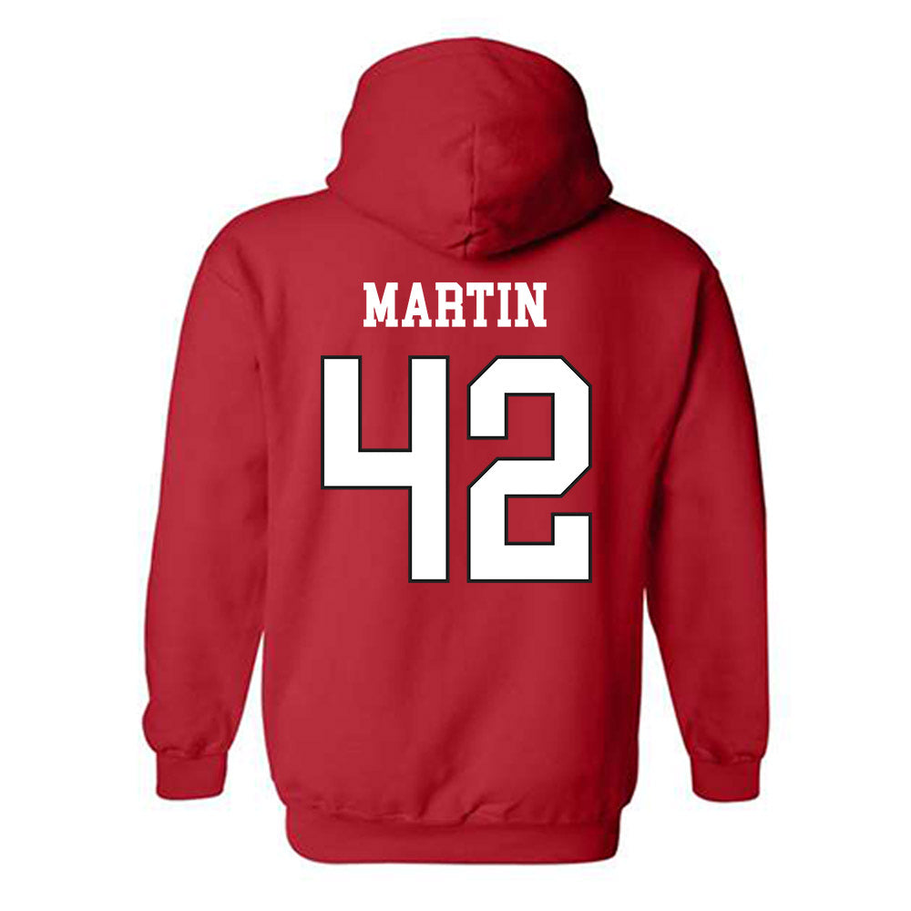 Maryland - NCAA Baseball : Brayden Martin - Classic Shersey Hooded Sweatshirt-1