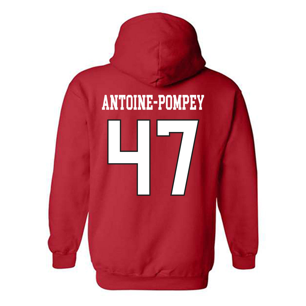 Maryland - NCAA Football : Sebastian Antoine-Pompey - Classic Shersey Hooded Sweatshirt