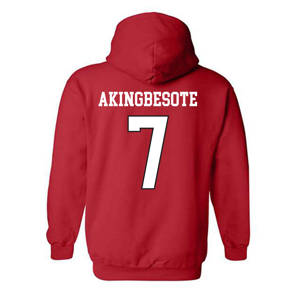 Maryland - NCAA Football : Tommy Akingbesote - Hooded Sweatshirt