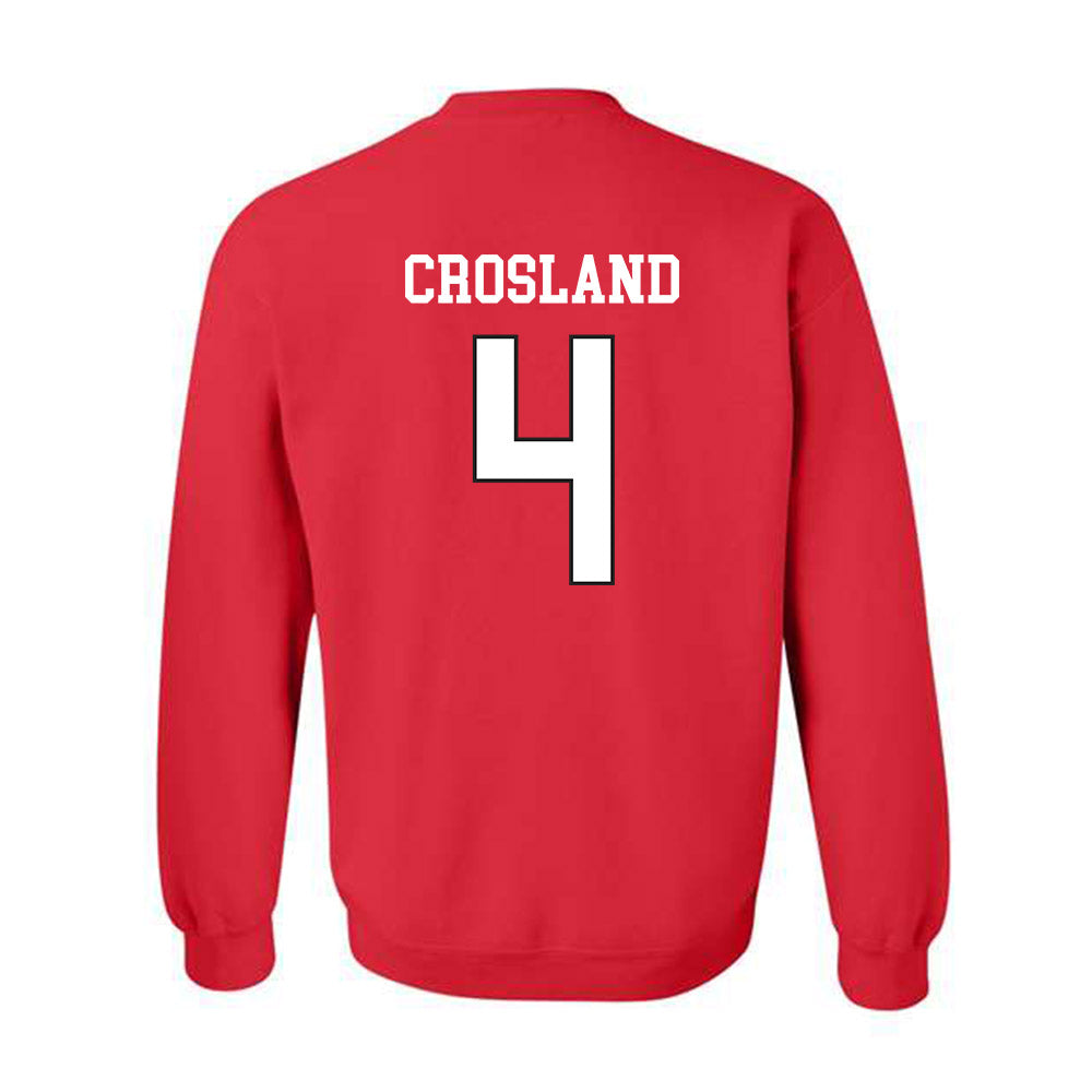 Maryland - NCAA Baseball : Jordan Crosland - Classic Shersey Crewneck Sweatshirt-1