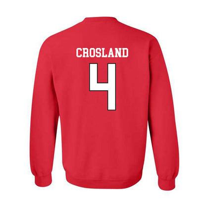 Maryland - NCAA Baseball : Jordan Crosland - Classic Shersey Crewneck Sweatshirt-1