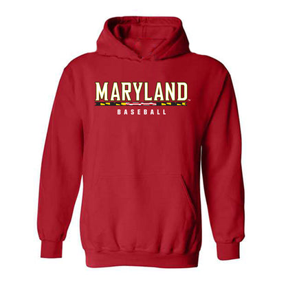 Maryland - NCAA Baseball : Colin Gibbs - Classic Shersey Hooded Sweatshirt-0