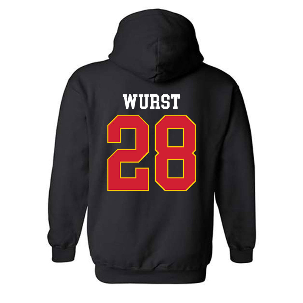 Maryland - NCAA Softball : Aubrey Wurst - Classic Shersey Hooded Sweatshirt-1