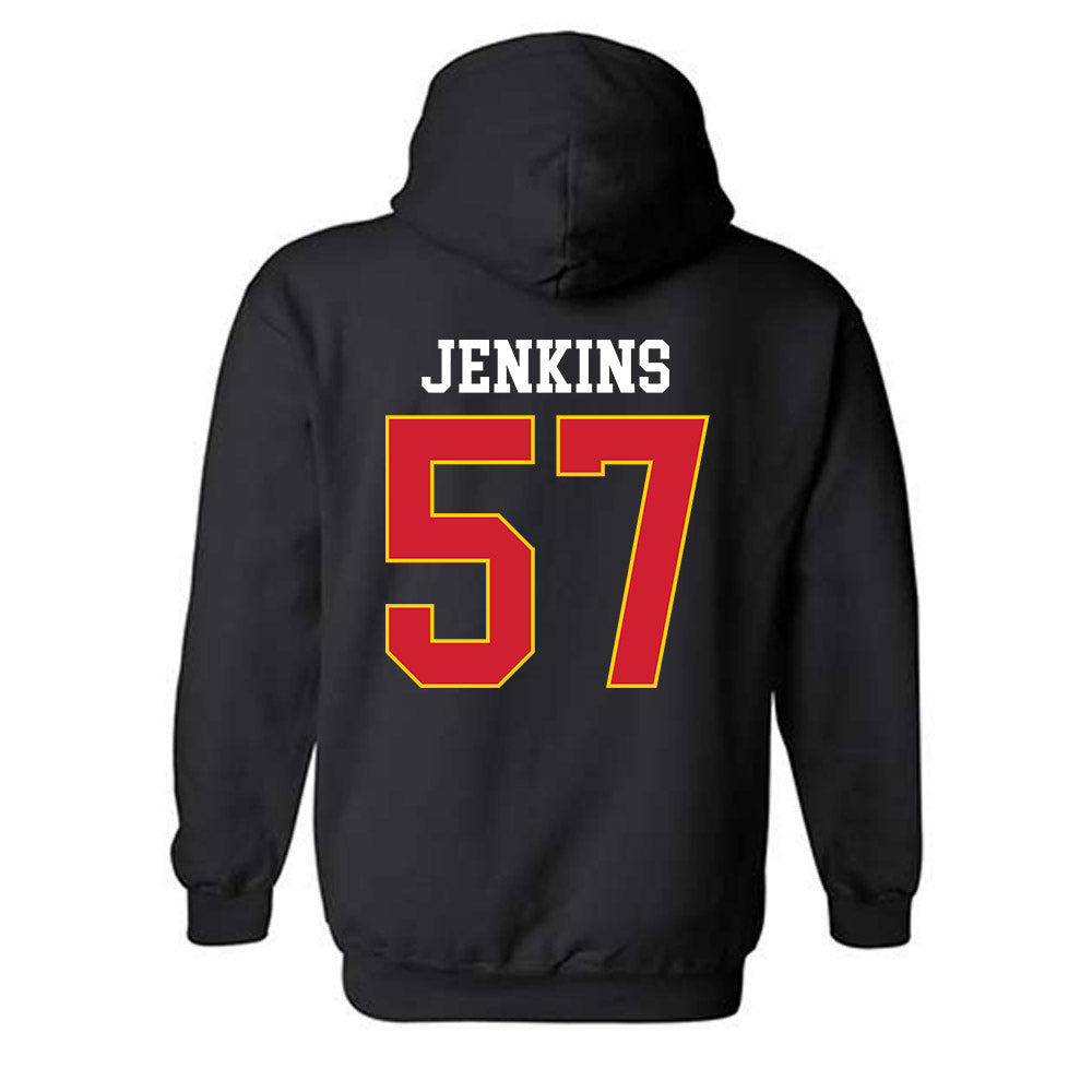 Maryland - NCAA Football : Bryce Jenkins - Classic Shersey Hooded Sweatshirt-1