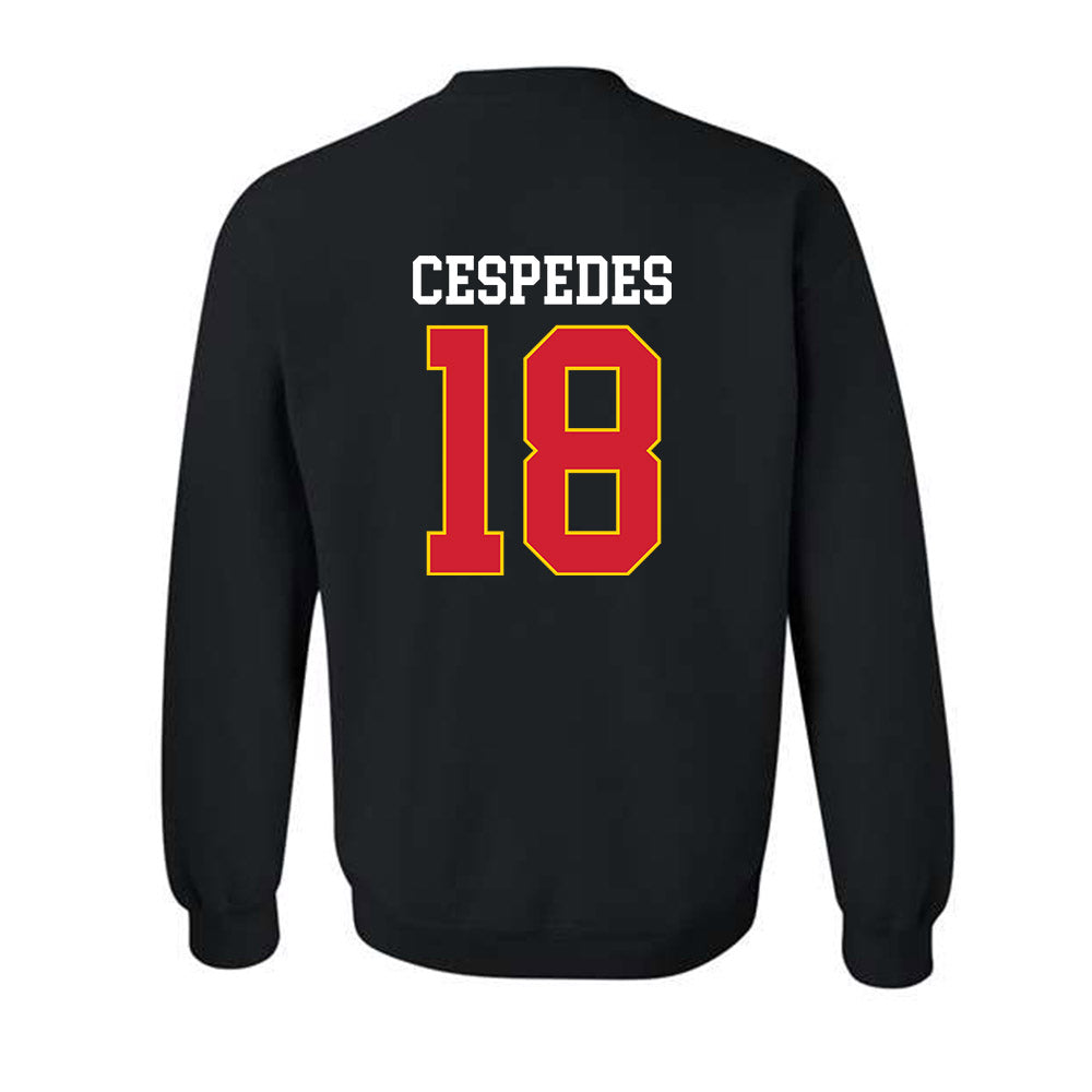 Maryland - NCAA Baseball : Cristofer Cespedes - Classic Shersey Crewneck Sweatshirt-1