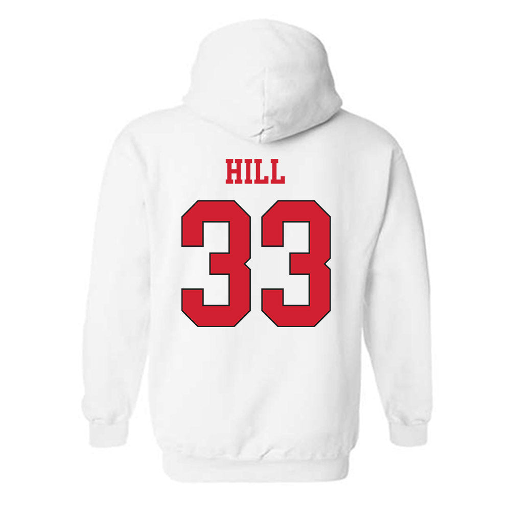 Maryland - NCAA Baseball : Aden Hill - Classic Shersey Hooded Sweatshirt-1