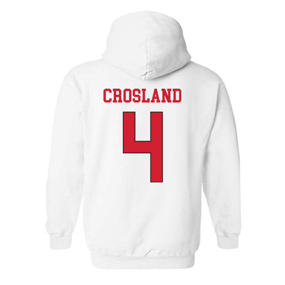 Maryland - NCAA Baseball : Jordan Crosland - Classic Shersey Hooded Sweatshirt-1