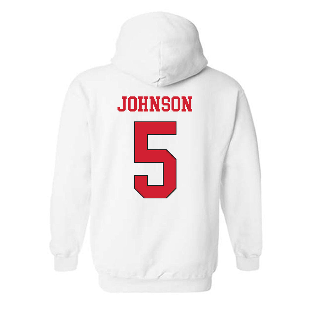 Maryland - NCAA Baseball : Andrew Johnson - Classic Shersey Hooded Sweatshirt-1