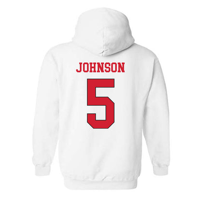 Maryland - NCAA Baseball : Andrew Johnson - Classic Shersey Hooded Sweatshirt-1