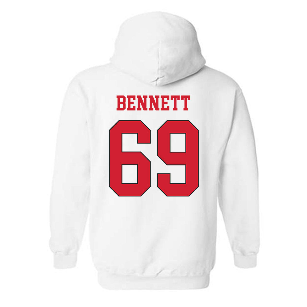 Maryland - NCAA Football : Logan Bennett - Hooded Sweatshirt