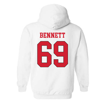 Maryland - NCAA Football : Logan Bennett - Hooded Sweatshirt