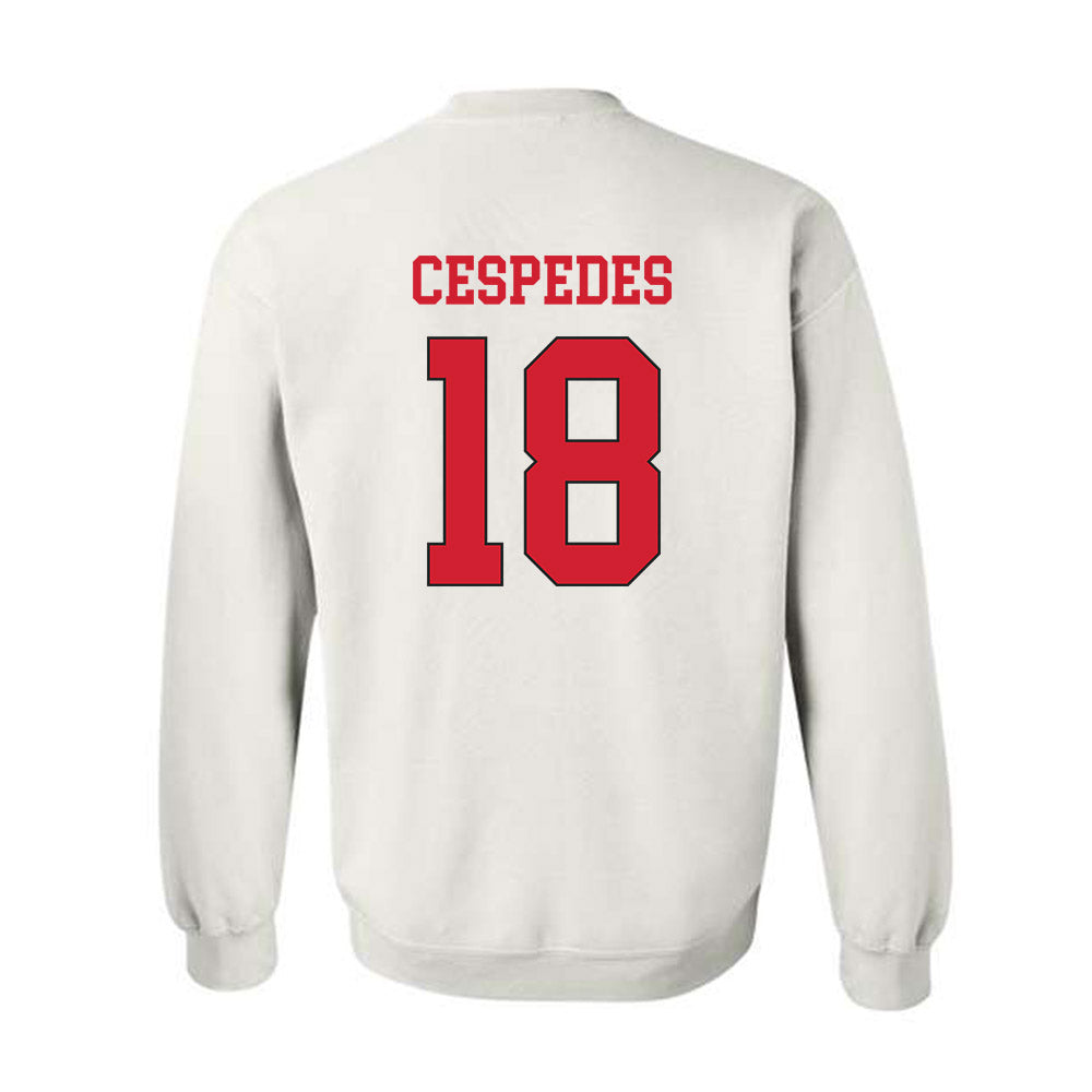 Maryland - NCAA Baseball : Cristofer Cespedes - Classic Shersey Crewneck Sweatshirt-1