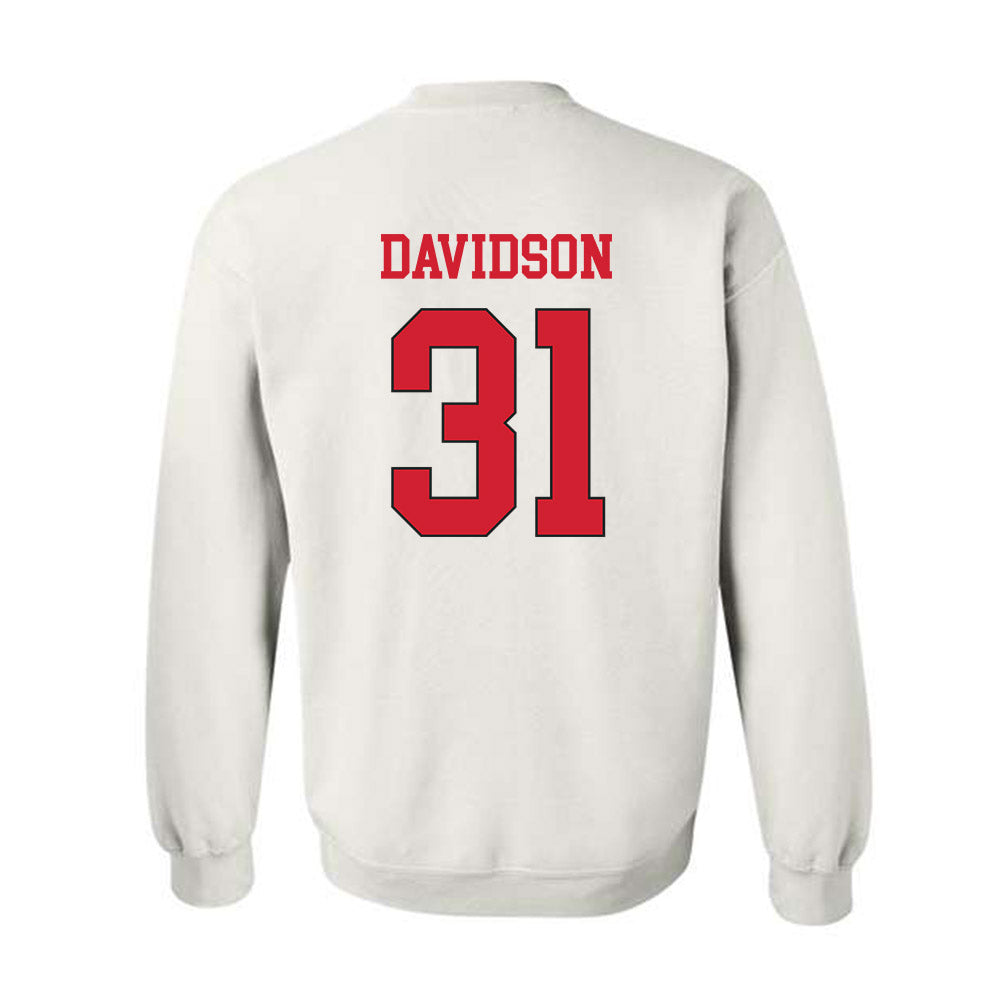Maryland - NCAA Men's Lacrosse : Trace Davidson - Classic Shersey Crewneck Sweatshirt-1