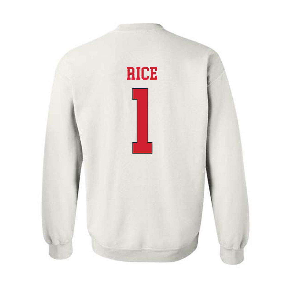 Maryland - NCAA Men's Basketball : Rodney Rice - Classic Shersey Crewneck Sweatshirt-1