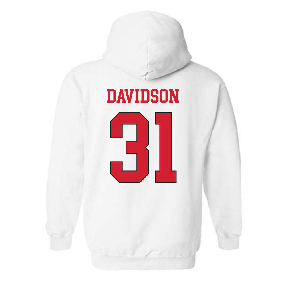 Maryland - NCAA Men's Lacrosse : Trace Davidson - Classic Shersey Hooded Sweatshirt-1