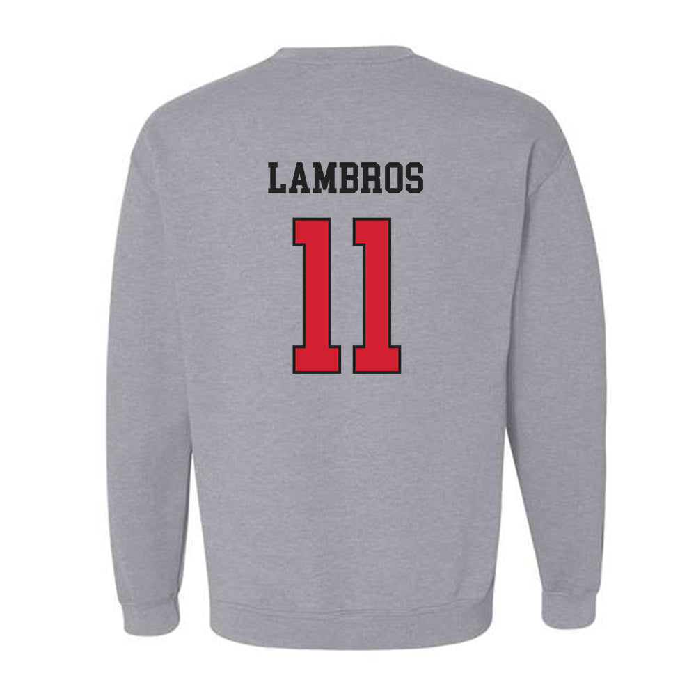 Maryland - NCAA Baseball : Elijah Lambros - Classic Shersey Crewneck Sweatshirt-1