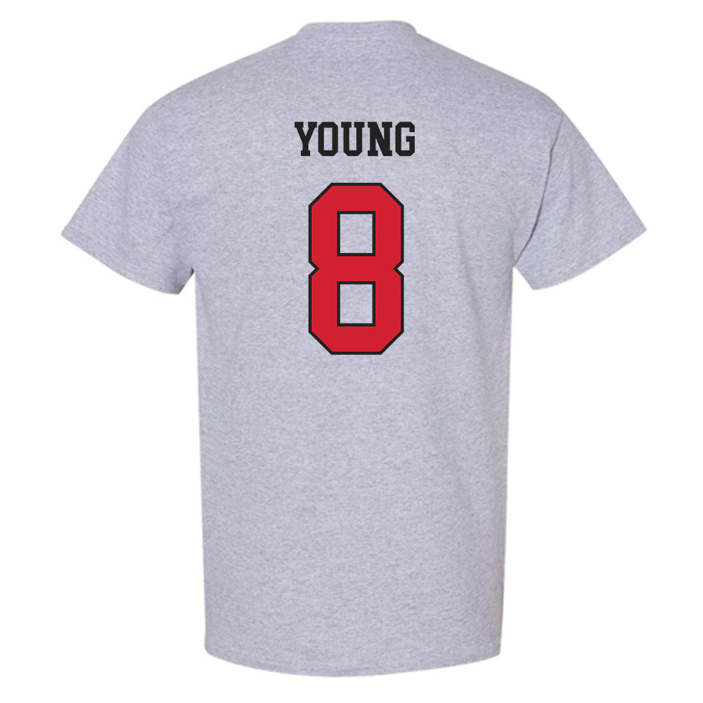 Maryland - NCAA Men's Basketball : Jayhlon Young - Classic Shersey T-Shirt-1