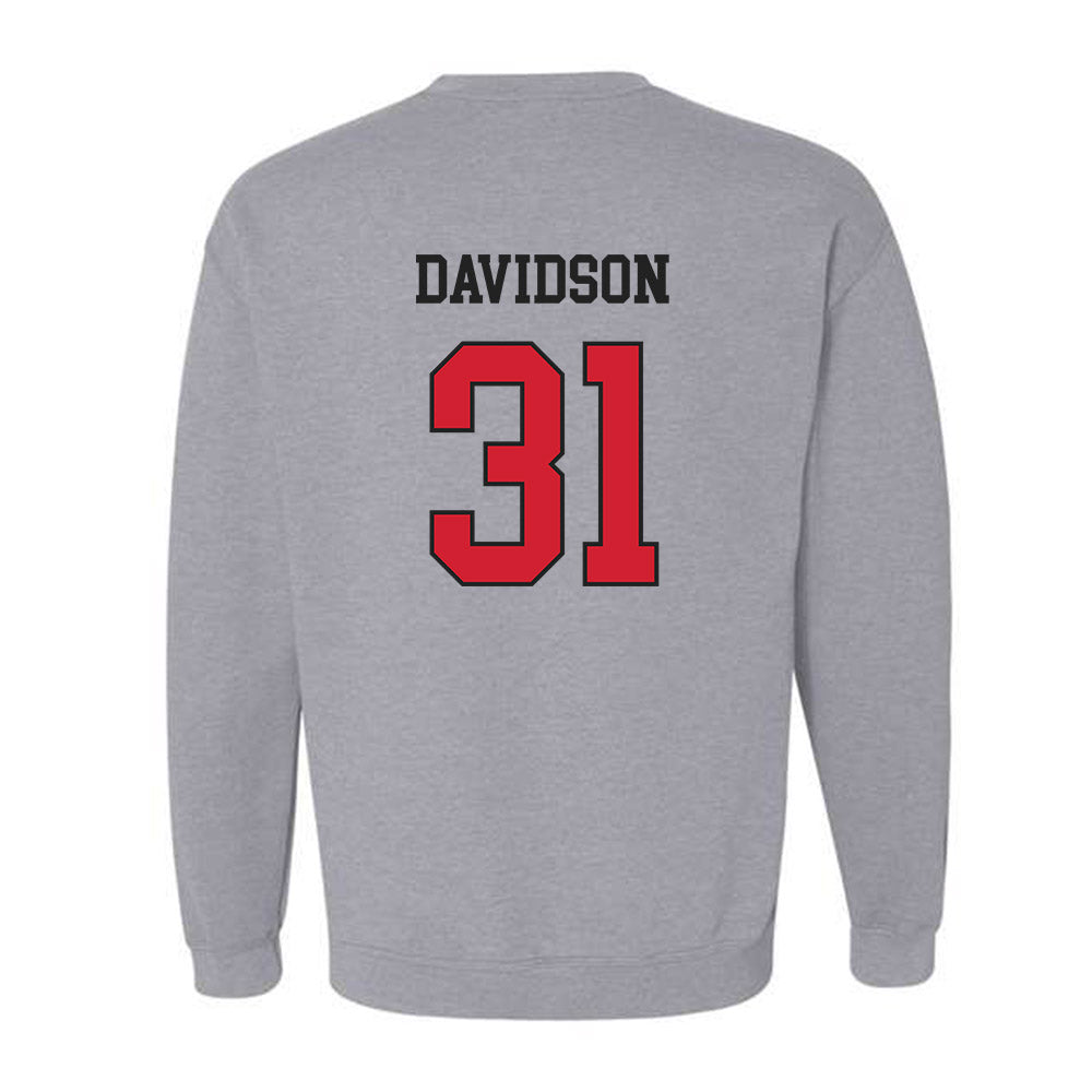 Maryland - NCAA Men's Lacrosse : Trace Davidson - Classic Shersey Crewneck Sweatshirt-1