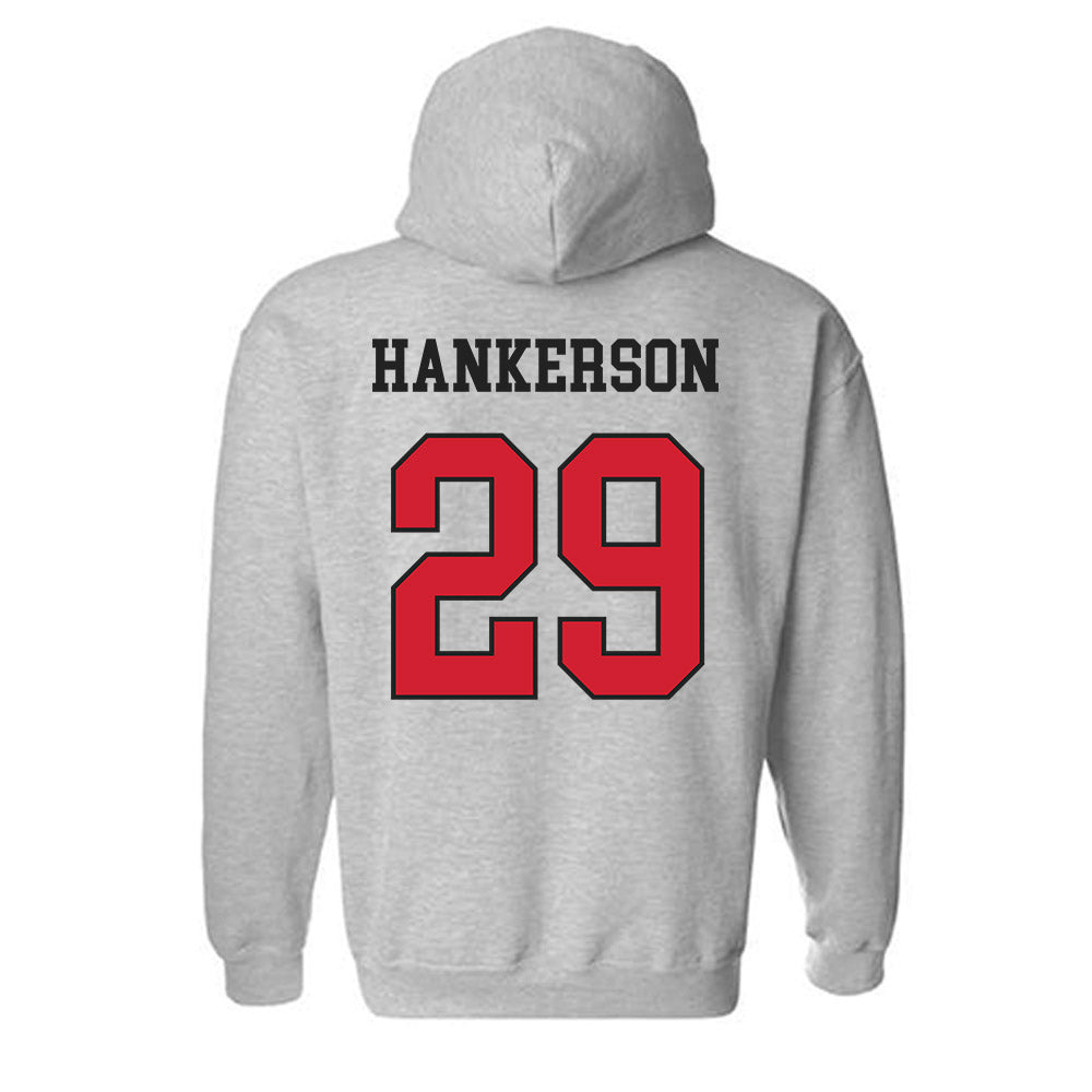 Maryland - NCAA Baseball : EJ Hankerson - Classic Shersey Hooded Sweatshirt-1