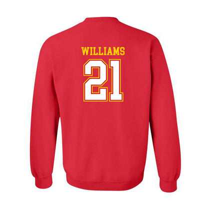 Maryland - NCAA Football : Sean Williams - Sports Shersey Crewneck Sweatshirt