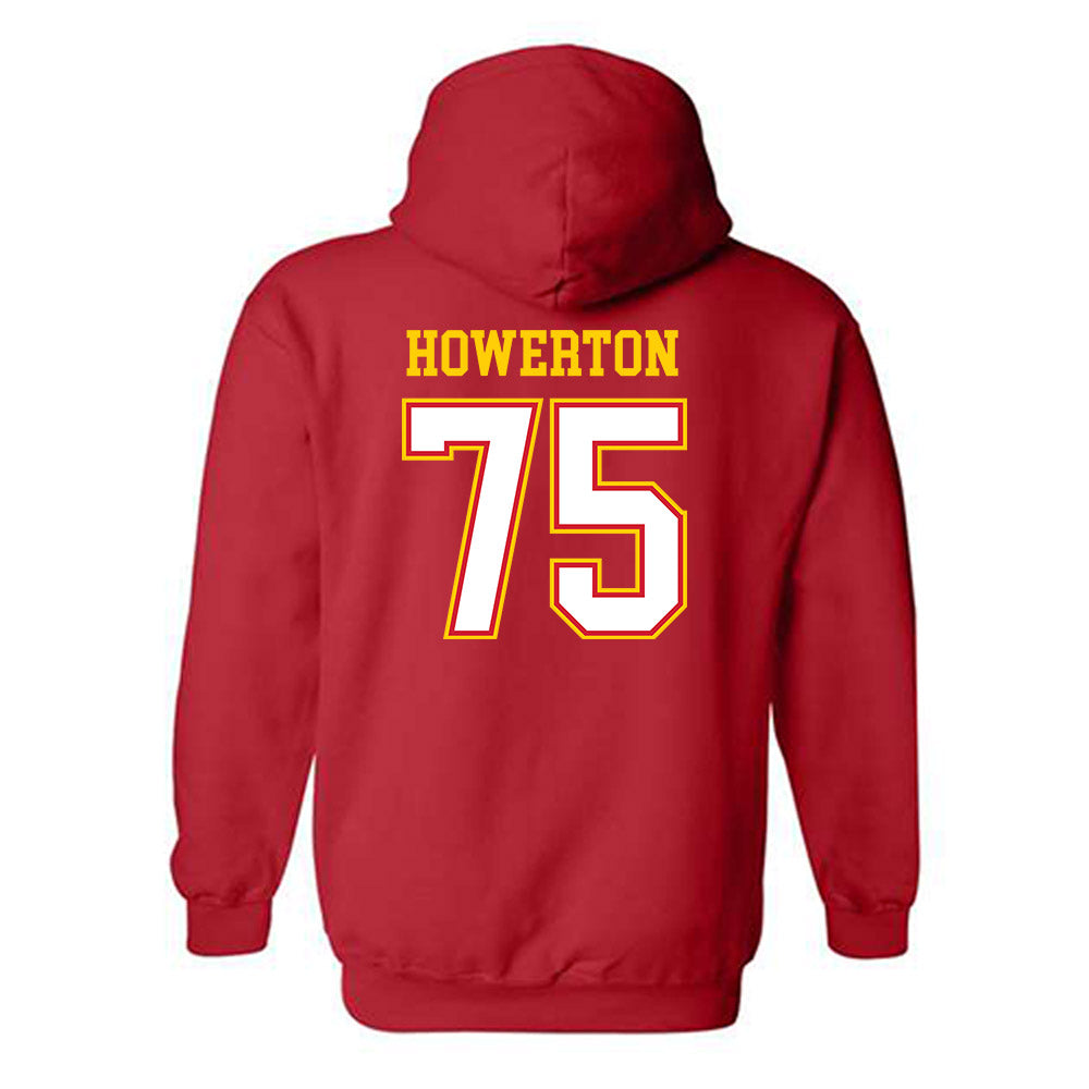 Maryland - NCAA Football : Ryan Howerton - Sports Shersey Hooded Sweatshirt
