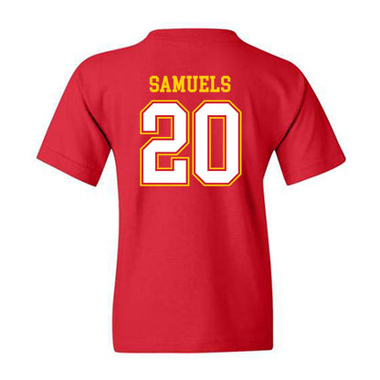 Maryland - NCAA Football : DJ Samuels - Sports Shersey Youth T-Shirt-1