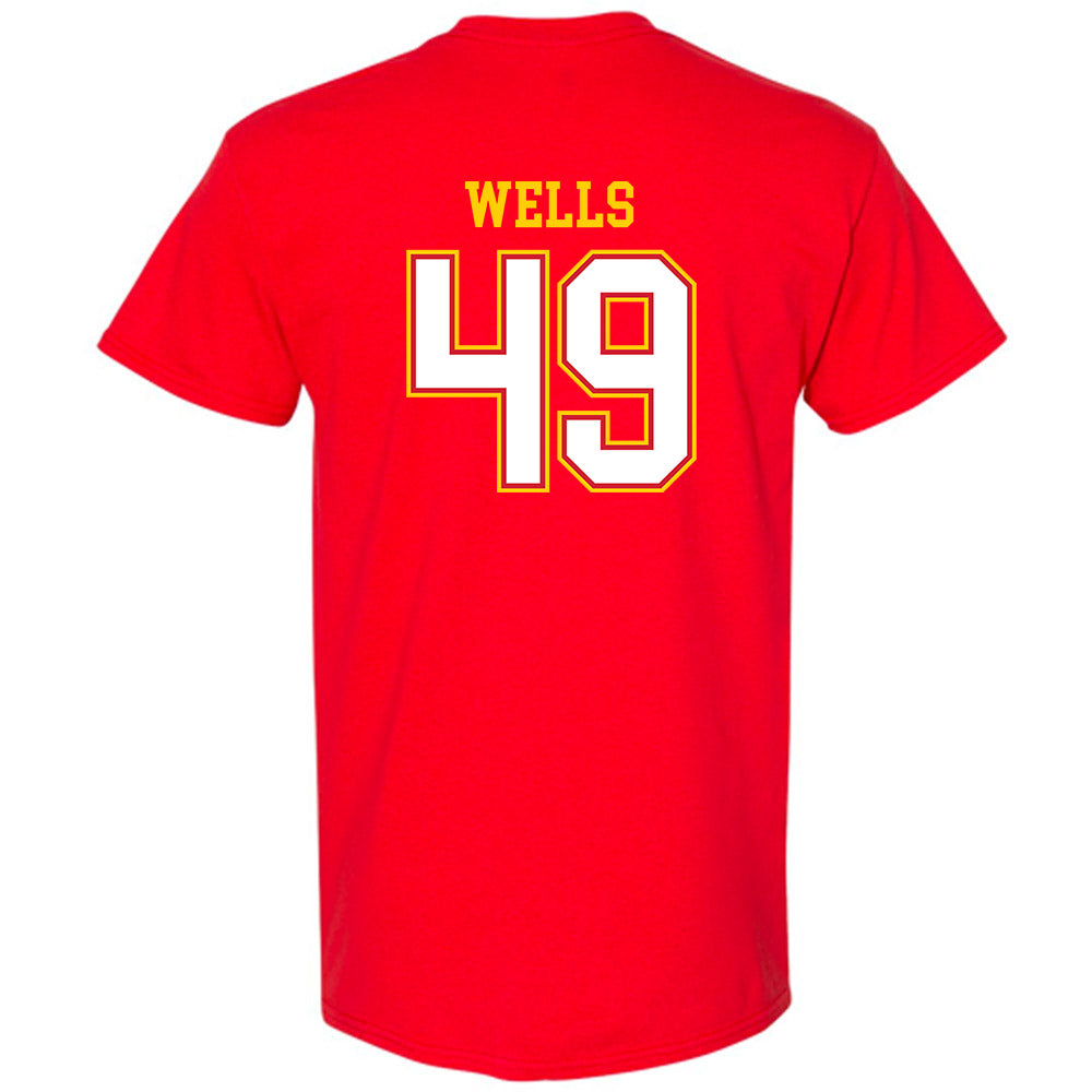 Maryland - NCAA Football : Chris Wells - Sports Shersey T-Shirt-1