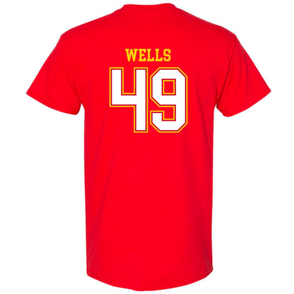 Maryland - NCAA Football : Chris Wells - Sports Shersey T-Shirt-1