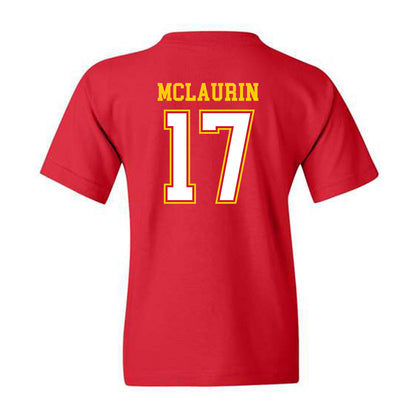 Maryland - NCAA Football : Josiah Mclaurin - Youth T-Shirt