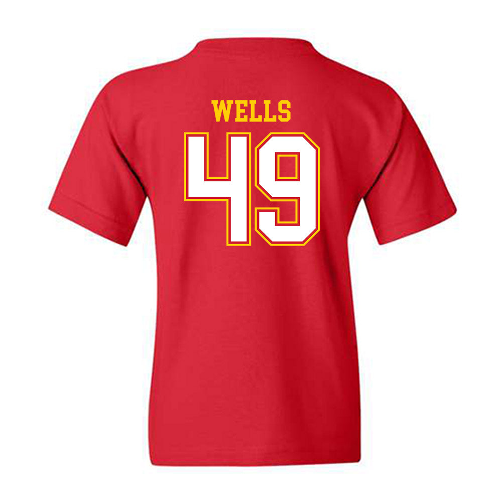Maryland - NCAA Football : Chris Wells - Sports Shersey Youth T-Shirt-1