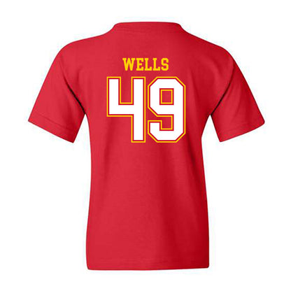 Maryland - NCAA Football : Chris Wells - Sports Shersey Youth T-Shirt-1