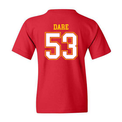 Maryland - NCAA Football : Akindele Dare - Sports Shersey Youth T-Shirt