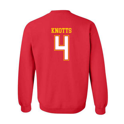 Maryland - NCAA Football : Shaleak Knotts - Sports Shersey Crewneck Sweatshirt