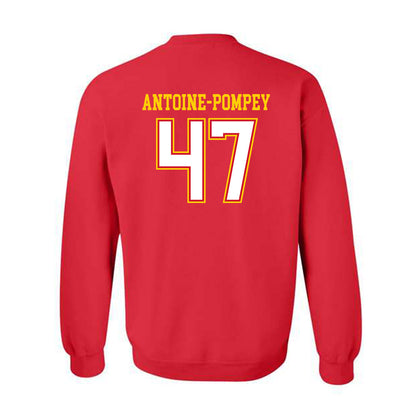 Maryland - NCAA Football : Sebastian Antoine-Pompey - Sports Shersey Crewneck Sweatshirt